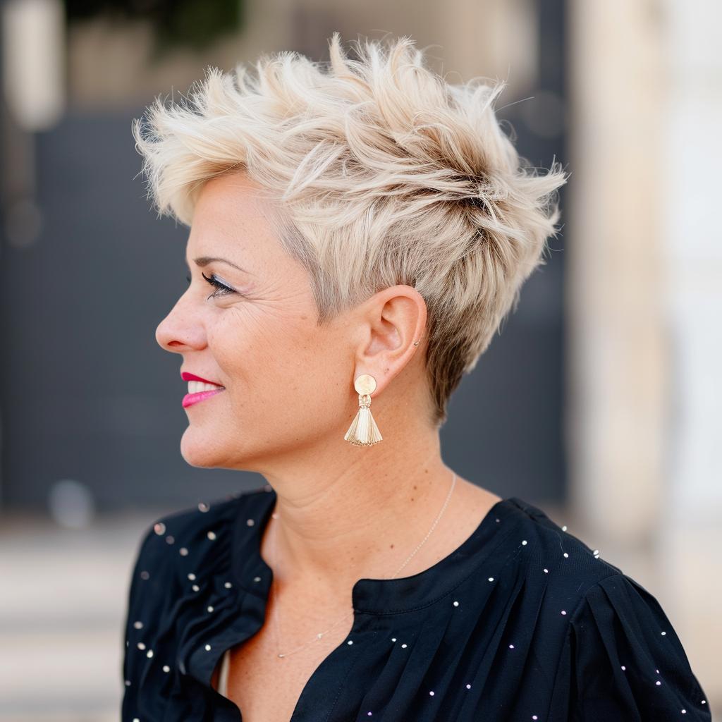 Short Haircuts for Women Over 50